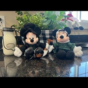Haunted stuffed Mickey and Minnie dolls
